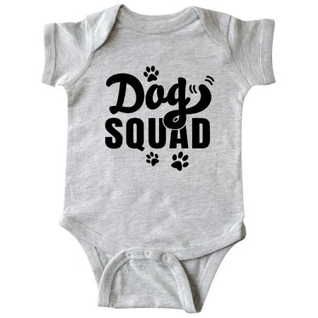 

Inktastic Dog Squad with Paw prints Gift Baby Boy or Baby Girl Bodysuit