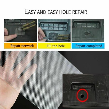 SSKFHGI Car Bumper Grille Mesh Net Steel Repair Crack Hole Tool Repairing Vent