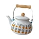 thumbnail image 4 of Tetera esmaltada, olla esmaltada Floral de 2,5 L, hervidor de agua Vintage resistente al calor, tetera de para fiesta, agua hirviendo para, 4 of 9