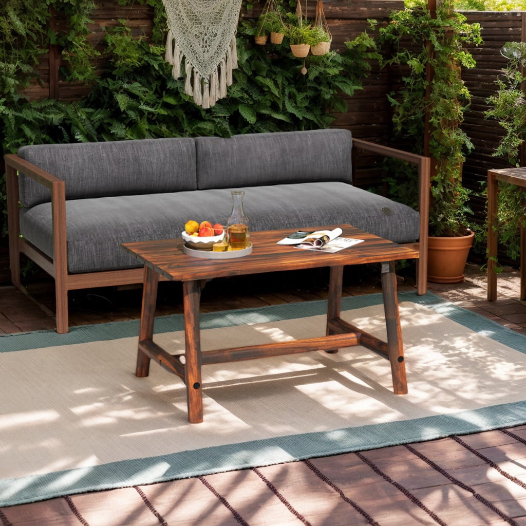 vidaXL Outdoor & Garden Furniture Solid Wood Acacia Coffee Table