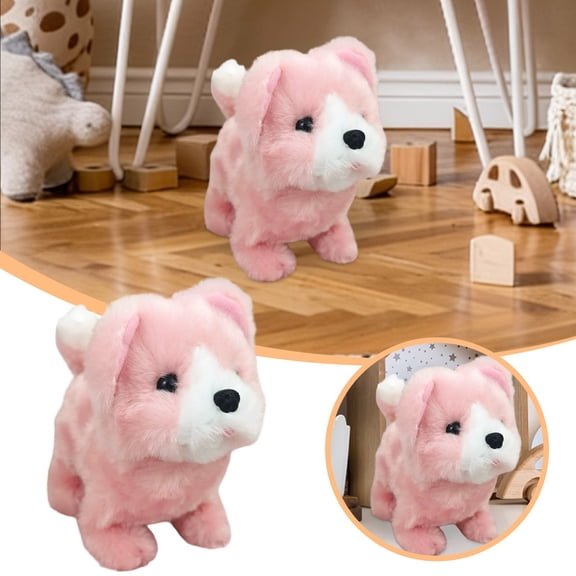 Interactive Robot Dog Toy with Realistic Barking Sounds and Walking Movements, RC Robotic Puppy Pet for Kids, Electronic Companion for Bedroom Decor, Birthday Gift