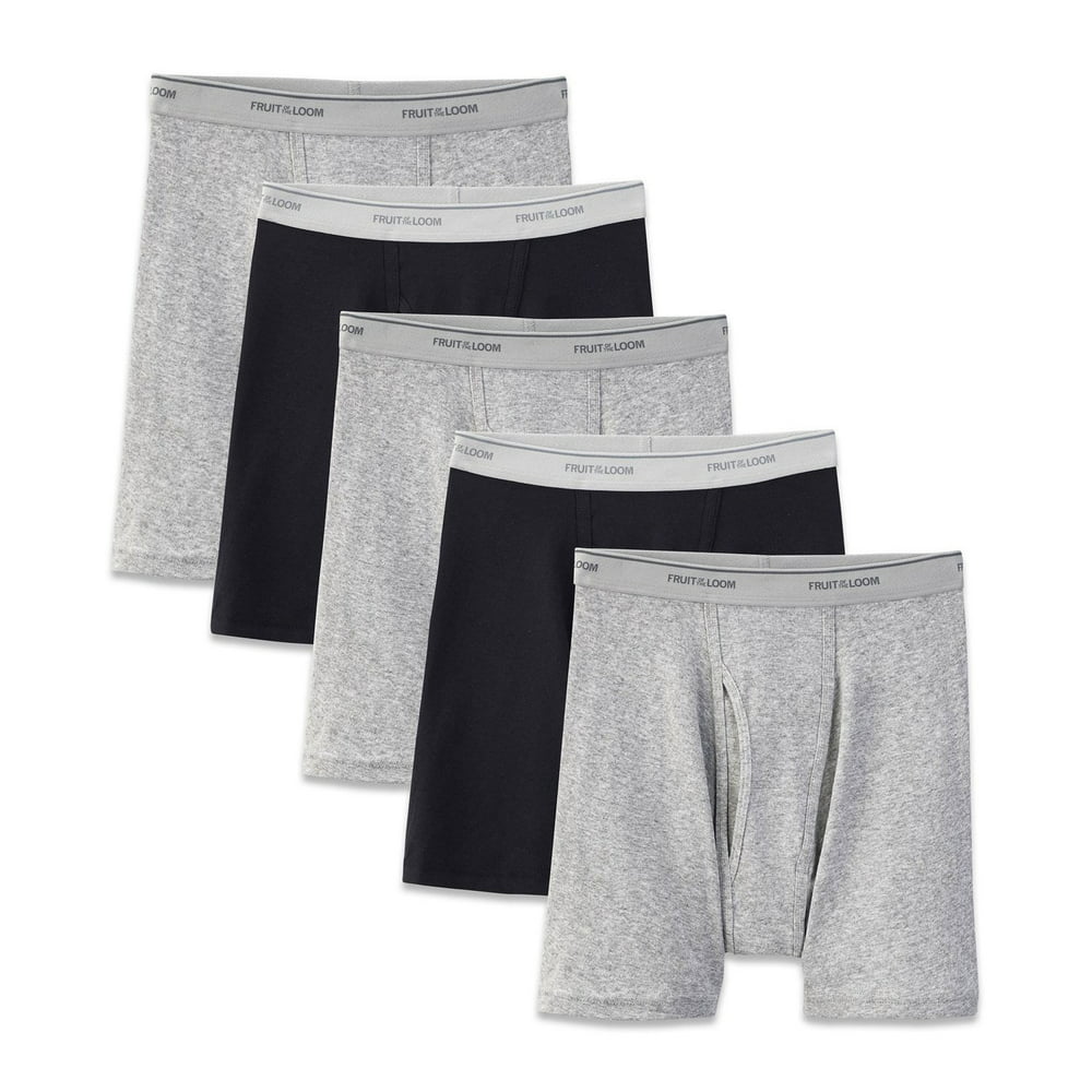 Fruit of the Loom - Fruit of the Loom Men's CoolZone Fly Black and Gray ...