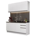 thumbnail image 1 of Cocina Integral Madesa Glamy Sin Tarja 160 Cm Blanco Madesa Glamy, 1 of 10