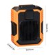 thumbnail image 3 of Ventilador Con Clip para La Cintura Banco Linterna El Cuerpo Cuello (Vitalidad) Naranja, 3 of 3