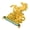 Wealth, variant on Shui Chinese Animal Year Golden Resin Collectible Figurine Decoration for Luck Wealth Home Decoration