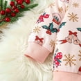 thumbnail image 4 of XBASW Infant Baby Girls Christmas Sweatsuit and Sweatpants Set Long Sleeved Pullover Sweatshirt Spring Autumn Tracksuit Outfit for 6M~3T, 4 of 7