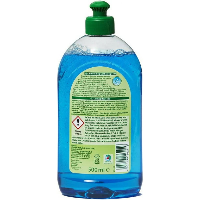  FROSCH Baby Cleaning Liquid, For Toys, Dishes, and More 16.9 oz  (pack of 2) : Health & Household