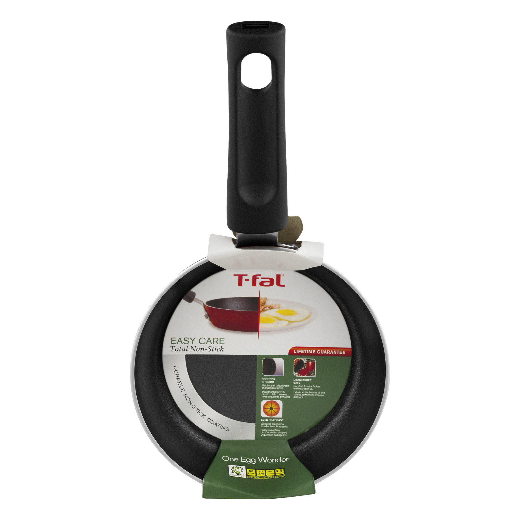 T-fal, Specialty Nonstick, One Egg Wonder 4.5 In. Fry Pan, Red - image 4 of 7
