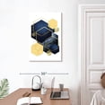 thumbnail image 3 of Elephant Stock Geometric Greek Odyssey Wall Art - Vertical Canvas Wall Art - Living Room Wall Decor - Abstract Canvas - Yellow And Blue Decor By Urban Epiphany - 20" x 30", 3 of 8