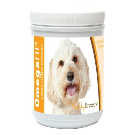 UPC: 0840235110194 | Healthy Breeds Labradoodle Omega HP Fatty Acid Skin and Coat Support Soft Chews