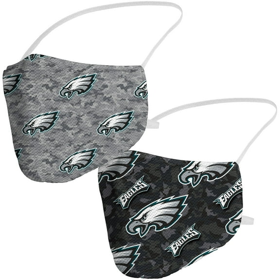 Adult Fanatics Branded Philadelphia Eagles Camo Face Covering 2-Pack