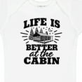 thumbnail image 4 of Inktastic Life is Better at the Cabin with Trees and Moon Boys or Girls Baby Bodysuit, 4 of 5