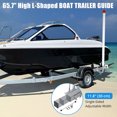 thumbnail image 4 of GloryStar Universal Fit Adjustable Boat Trailer Guide Poles, 2PCS Galvanized Steel with PVC Covers, Suitable for Ski, Fishing, and Sailboats, Simple Installation and Loading, 4 of 7