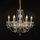 thumbnail image 2 of Candil de Techo Cristal Cortado D'Gala Iluminación DG3002 Dorado de 6 Luces, 2 of 6
