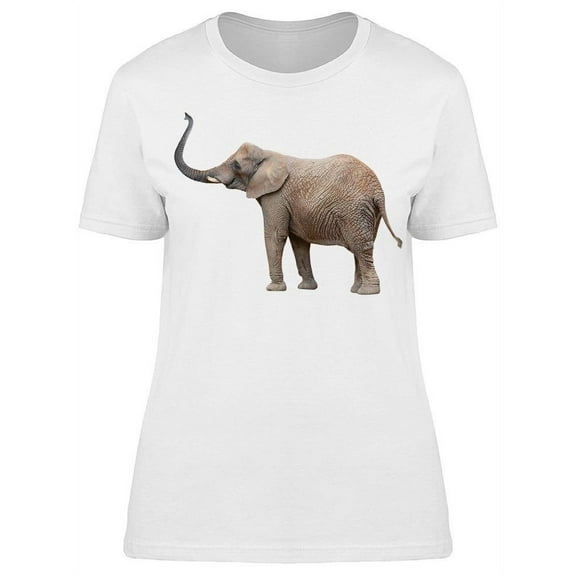 Backside African Elephant T-Shirt Women -Image by Shutterstock, Female Large