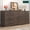 10 Drawer Brown, variant on Blotout 70" Large Long Dresser with Deep Drawers, Farmhouse 10 Drawer Dresser for Bedroom, Wide Wood Chest of Drawers with Power Outlets, Antique White Dresser