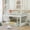 White + Pine + Ladder, variant on Hitop Twin over Twin Low Bunk Bed, House Bed with Ladder , Gray(OLD SKU:WF197808AAE)