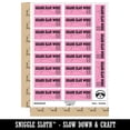 thumbnail image 2 of Grand Slam Work Baseball Teacher Student School Sticker Set - Light Pink - Matte Finish - 2.00" Large, 2 of 7