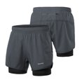 thumbnail image 1 of Doorslay, pantalones cortos para correr 2 en 1 para hombres, de secado rápido, transpirables, entren Abanopi Shorts deportivos, 1 of 7