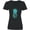 AB-Black, variant on Inktastic Blue and Green Pineapple Women's V-Neck T-Shirt