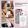 thumbnail image 2 of Funda magnética BENTOBEN para iPhone 17 Pro Max 6.9, rosa transparente, 2 of 9