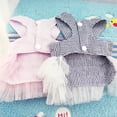 thumbnail image 5 of Dog Dress, Stripe Lace Princess Pet Clothing Cute Fashion Outfit Breathable Comfortable Puppy Dress, Elegant Decorative Apparel with Soft Design for Small Dogs Cats Birthday Party Daily Wear, 5 of 9
