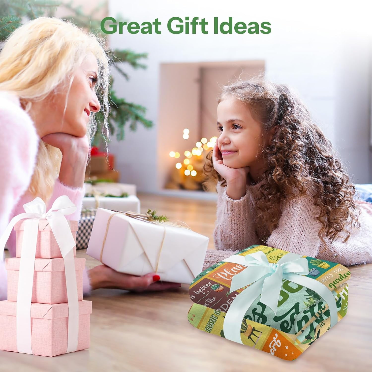 Gardening Gifts for Women, Plant Gifts for Women, Plant Gifts for Plant Lovers, Plant Lover Gifts for Women, Plant Blanket for Plant Lover Mom Grandma on Mothers Day Thanksgiving Christmas
