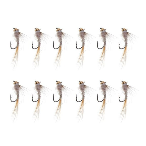 12pcs Fly Fishing Trout Flies Prince Bead Head Nymph Wet Flies Flies