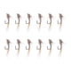 thumbnail image 1 of 12pcs Cabeza de de Latón Ninfa Trucha Pesca Moscas Hundiéndose Cebos de Mosca Señuelos de Anzuelo, 1 of 9