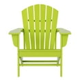 thumbnail image 3 of Portside Classic Outdoor Adirondack Chair (Set of 4) in Lime Green, 3 of 8