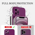 thumbnail image 4 of UTOPER Square Liquid Silicone Phone Case For iPhone 14 11 13 12 Pro Max Mini X XR XS 7 8 Plus SE 2020 Protection Back Cover, 4 of 5