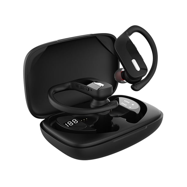 Auricular Bluetooth IPX5 Auriculares inalámbricos impermeables Auriculares con gancho para la oreja recargables con estuche de carga Inevent EL001835-00B