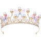 thumbnail image 1 of Girls Crown Shaped Hair Hoops Hair Band Fashion Headdress Headwrap for Kids, 1 of 4