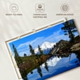 thumbnail image 6 of Elephant Stock Mount Shasta Heart Lake Wall Art - Horizontal Canvas Wall Art - Living Room Wall Decor - Nature Canvas - Blue And Green Decor - 24" x 16", 6 of 8