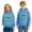 1Light Blue184, variant on XAOFW Children's Hoodies Sweatshirts 100 Days Of School Print Hoodie Streetwear Fashionable Pullover Long Sleeve Hooded Sweatshirt Trendy Cozy Family Gathering Top