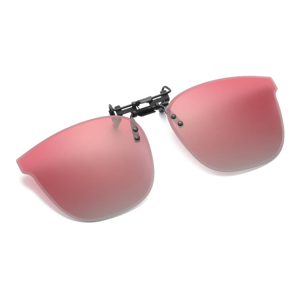 YuQi Clipon Sunglasses Flip Large Lens UV Blocking Polarized Lenses