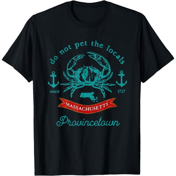 Provincetown Cape Cod Mass Crab Fishing Vacation Souvenir T-Shirt Unisex S-5XL Hot Trending Shirt, Vintage Birthday Gift