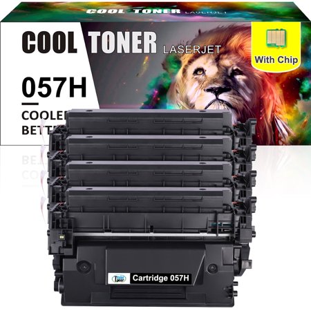 Cool Toner Compatible Toner Replacement for Canon 057H with chip Work with ImageCLASS MF445dw MF448dw MF449dw LBP226dw 227dw 223dw 228x Laser Printer Ink Black  4-Pack price history on PriceWatchPro