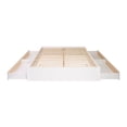 thumbnail image 3 of Prepac Select 4-Post Platform Bed with 4 Drawers, King, White, 3 of 7
