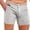 Gray, variant on WIZUTIZ Men's Casual Shorts Knit Workout Attire Elastic Waist Drawstring Workout Running Jogging Summer Beach Sweat Shorts
