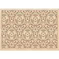 thumbnail image 1 of Ahgly Company Machine Washable Indoor Rectangle Transitional Copper Brown Area Rugs, 7' x 9', 1 of 7