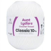 Aunt Lydia's Jumbo Crochet Cotton Thread - White