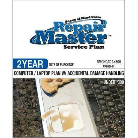 Repair Master RMCHOAD2 300 2-Yr Date of Purchase Computer-Laptop with Accidental Damage from Handling - Under $300