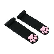 Women Thigh High Socks, 3d Kitten Claw Stockings, Cute Pink Cat Paw Pad Socks, Kawaii Lolita Y2k E-Girl Cosplay