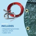 thumbnail image 4 of Swimline Hydrotools Ripstopper Winter Pool Cover for 18 x 36 Ft Above Ground Oval Pools, 4 of 7