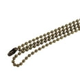 thumbnail image 4 of Collar de Cadena de Abalorios de Acero Inoxidable de 2.4mm - Bronce Antique Cyan Sunnimix Collar de cuentas de acero inoxidable, 4 of 8