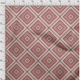 thumbnail image 3 of oneOone Georgette Viscose Fabric Diamond|Triangle & Check Geometric Fabric Prints By Yard 42 Inches Wide, 3 of 4