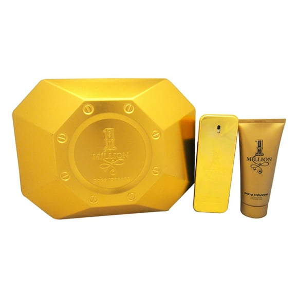 1 Million by Paco Rabanne for Men - 2 Pc Gift Set 3.4oz EDT Spray, 3.4oz Shower Gel