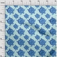 thumbnail image 3 of oneOone Cotton Cambric Medium Blue Fabric Nautical Quilting Supplies Print Sewing Fabric By The Yard 42 Inch Wide, 3 of 6