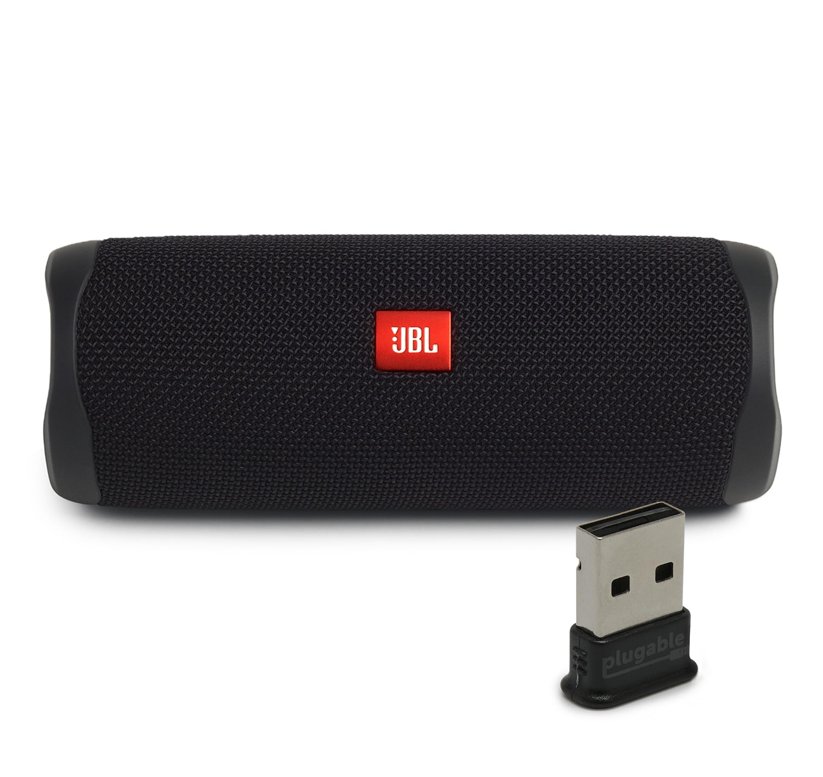 Gentleman godt Broom JBL Flip 5 Black Portable Bluetooth Speaker w/BT Adapter - Walmart.com